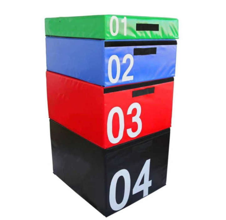 Plyo Jump Box - ジム用PUレザー製ジャンプボックス ソフトフォームジャンププライオボックス