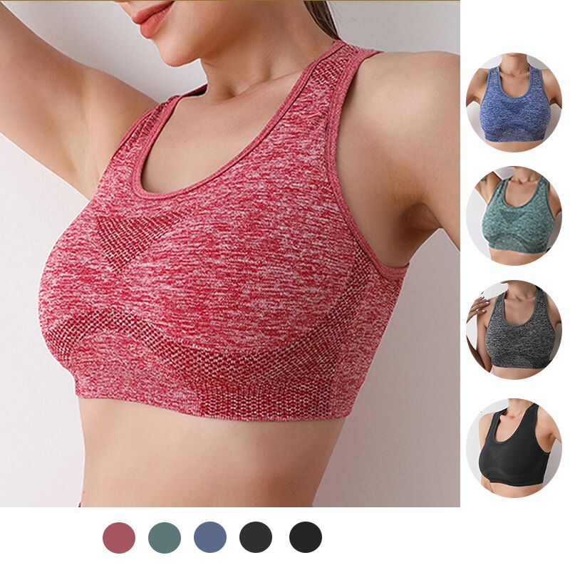 Yoga Fitness Course - CZGUKE 女性用プッシュアップ通気性ブラジャー、スポーツ下着、ランニング、ヨガ、フィットネス用