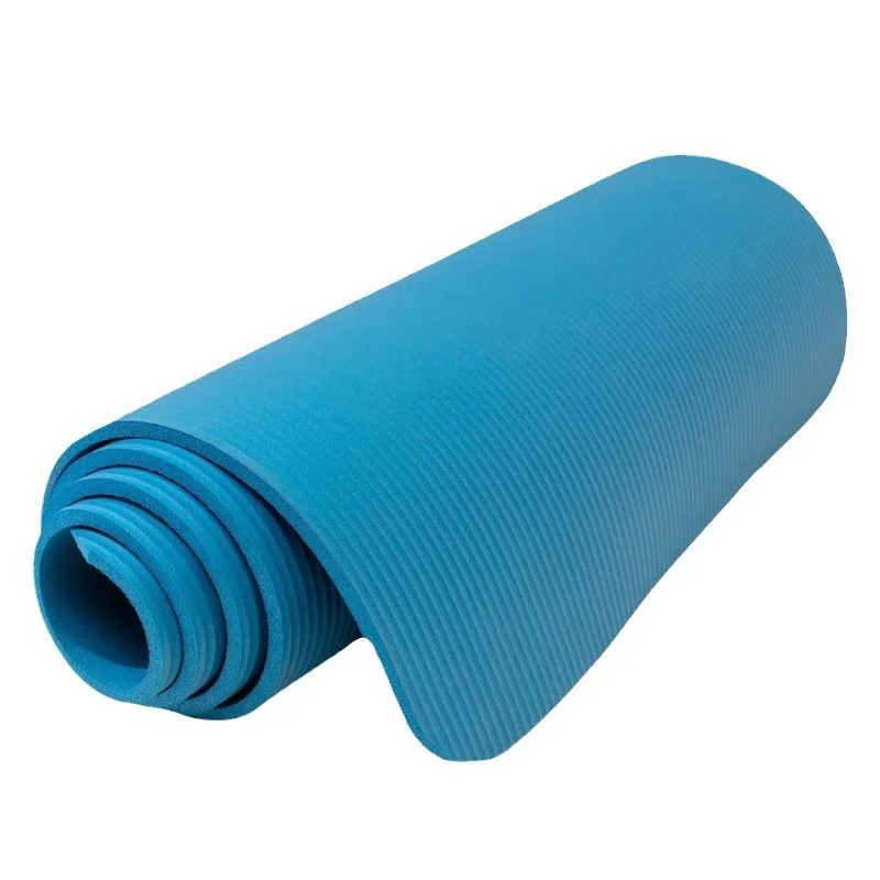 特厚滑り止めヨガマット、衝撃吸収、幅広ピラティスフィットネス - Thick Yoga Mat のレビューと価格