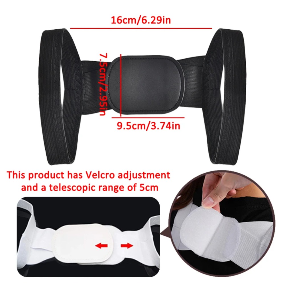 1 個調整可能な姿勢矯正器バックサポートショルダーベルト矯正 - Posture Corrector Back のレビューと価格