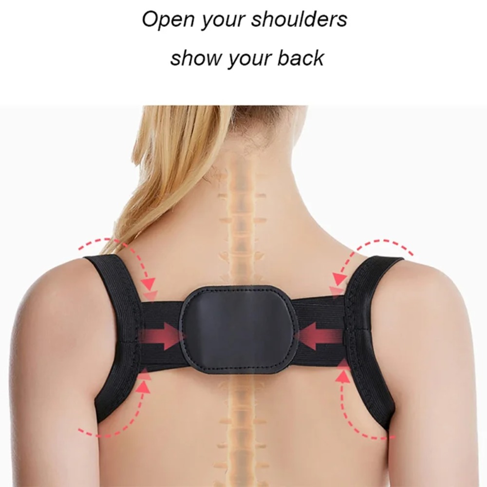 1 個調整可能な姿勢矯正器バックサポートショルダーベルト矯正 - Posture Corrector Back のレビューと価格