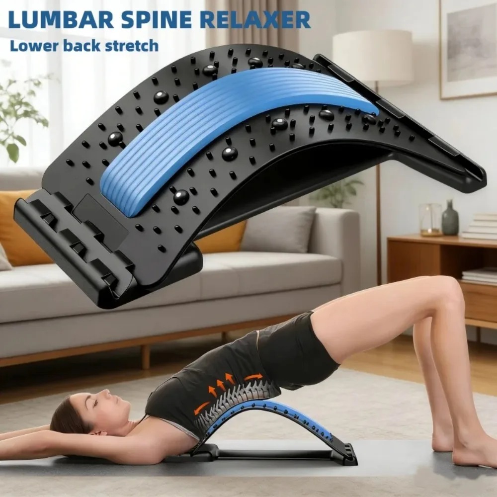 腰椎ストレッチボード 4段階調整可能サポートボード 腰痛緩和 - Posture Corrector Back のレビューと価格