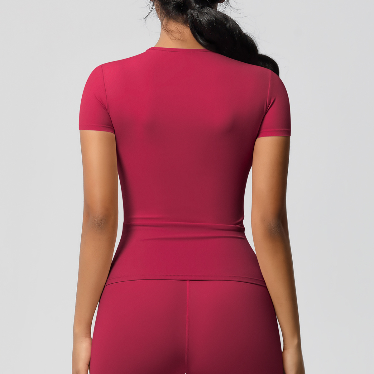 レディース 両面起毛 ソリッドカラー ロング トレーニング  - Fitness Yoga Only For Women のレビューと価格