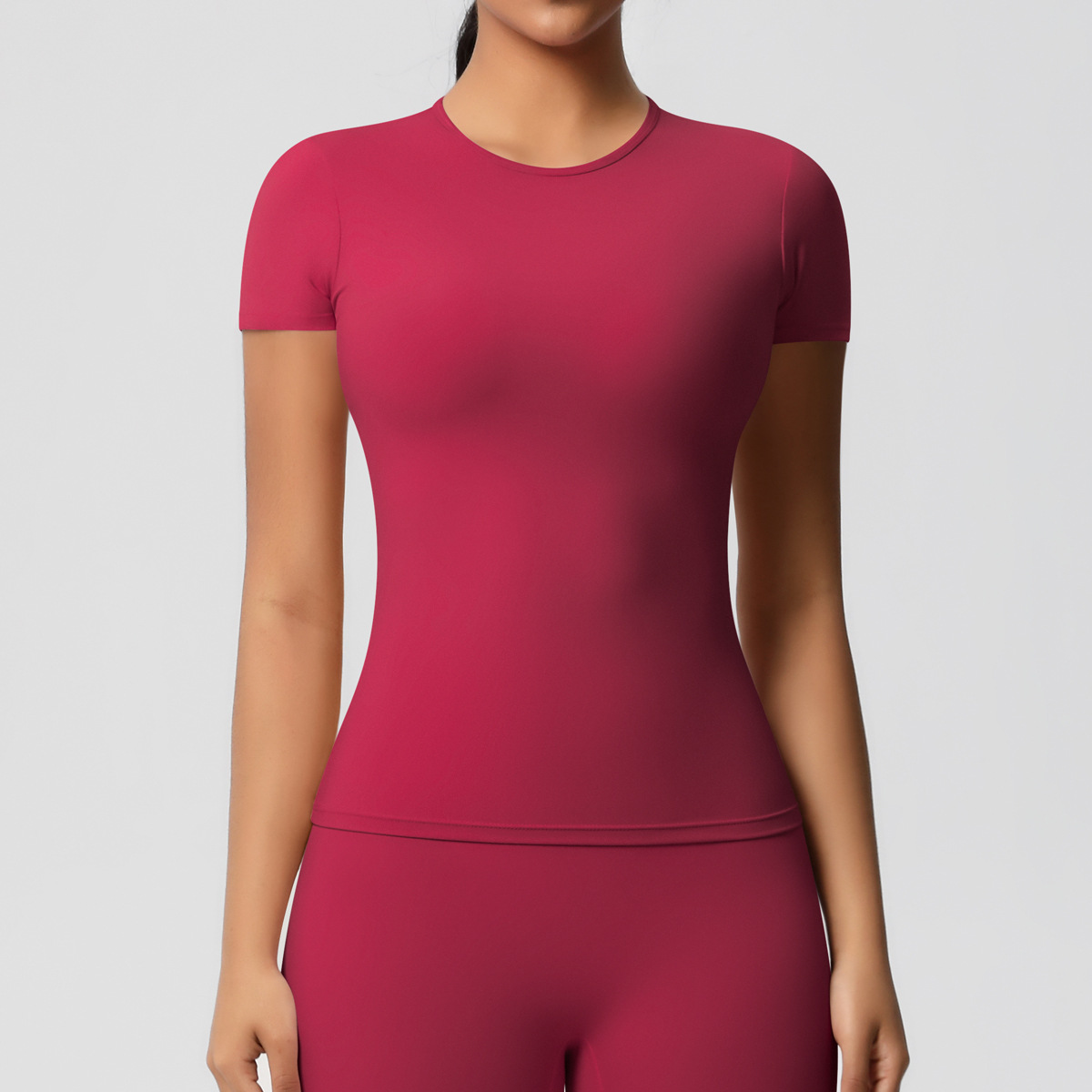 レディース 両面起毛 ソリッドカラー ロング トレーニング  - Fitness Yoga Only For Women のレビューと価格