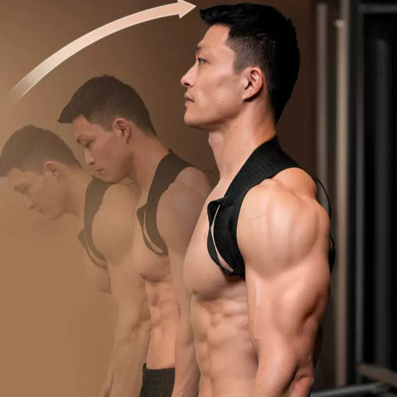 男性用背姿勢矯正器 大人用肩サポーター 猫背矯正 見えない胸 - Posture Corrector Back のレビューと価格