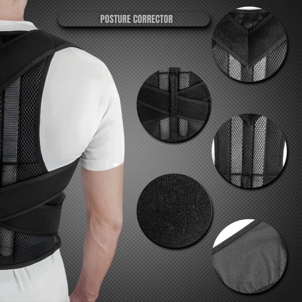男女兼用姿勢矯正器 |   調整可能な背中サポートベルト（腰 - Posture Corrector Back のレビューと価格