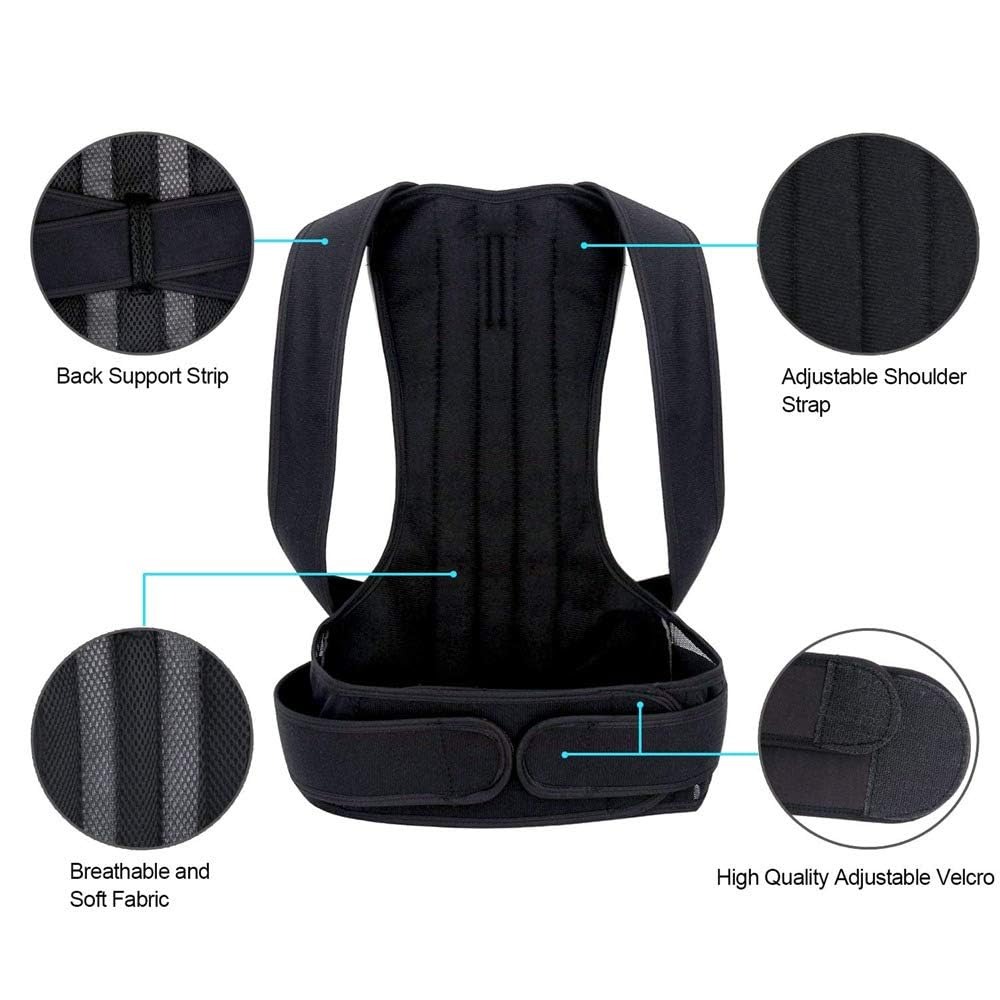 男女兼用姿勢矯正器 |   調整可能な背中サポートベルト（腰 - Posture Corrector Back のレビューと価格