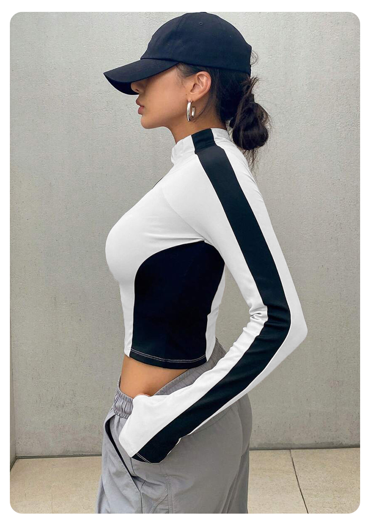 ヨガ服スタンドアップカラージャケットアウトドアスポーツ長袖女 - Fitness Yoga のレビューと価格