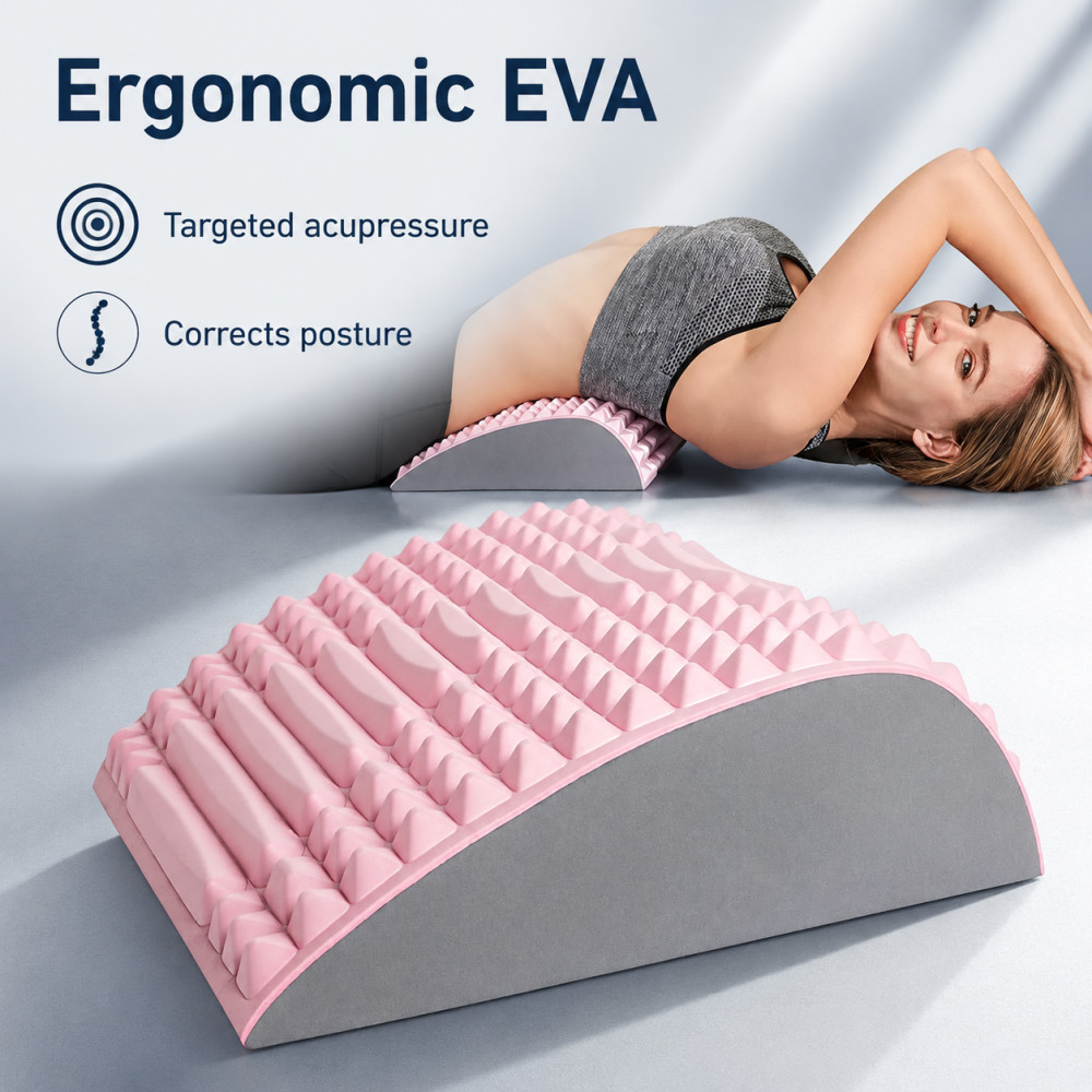 EVA製腰椎ストレッチマッサージャー腹部マット慢性腰痛緩和治 - Posture Corrector Back のレビューと価格