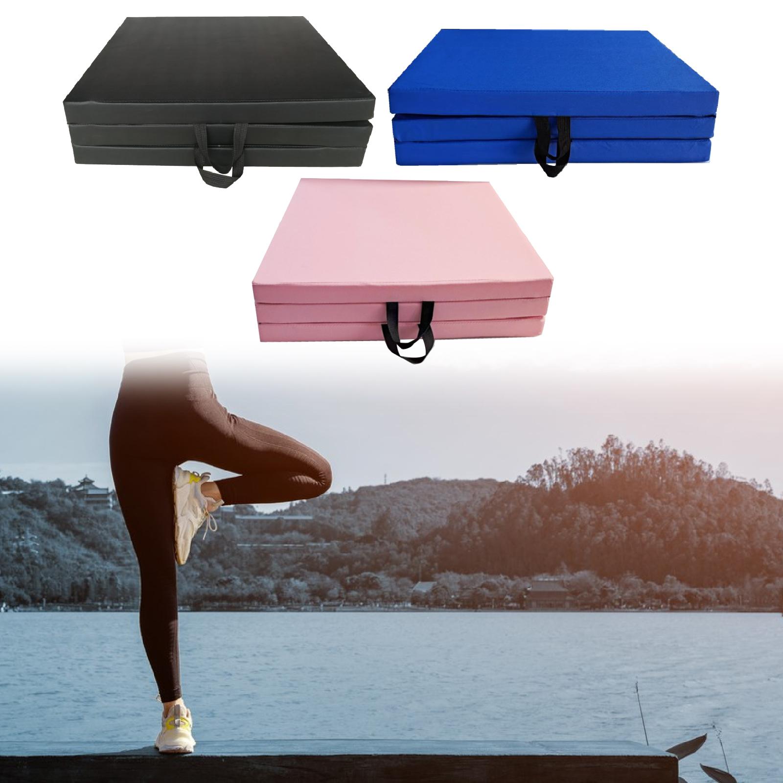 折りたたみ式ストレッチフィットネスマット、厚手のトレーニング - Thick Yoga Mat のレビューと価格