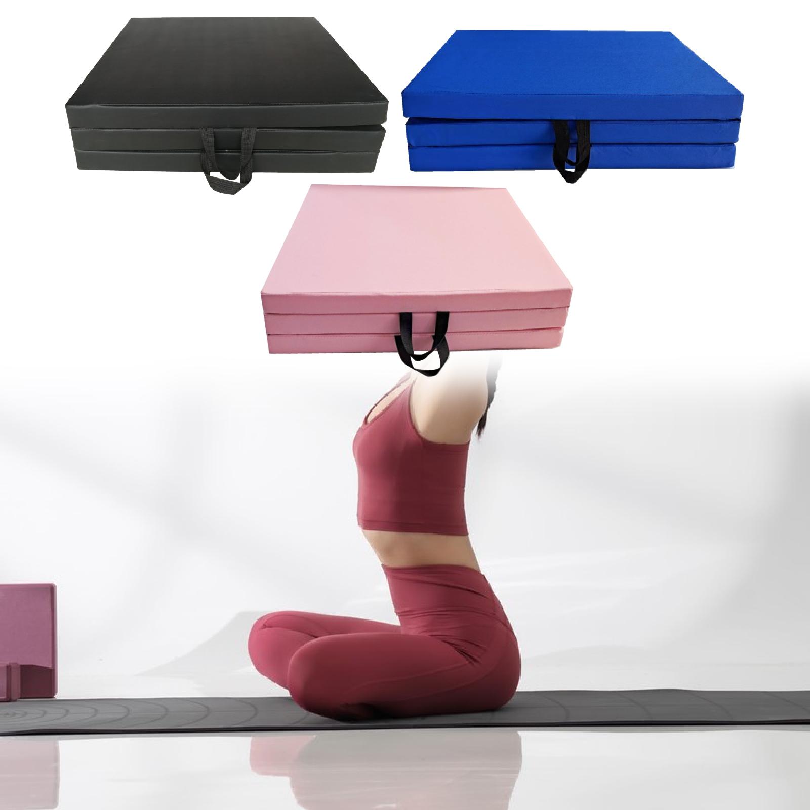 折りたたみ式ストレッチフィットネスマット、厚手のトレーニング - Thick Yoga Mat のレビューと価格