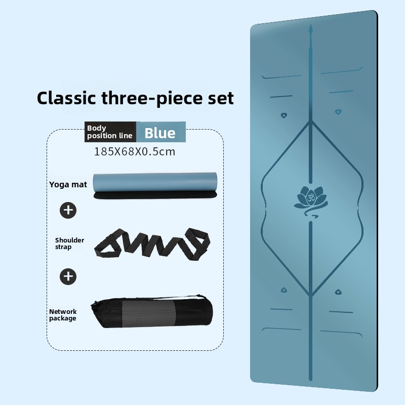 PU ゴム製ノンスリップワイド厚いヨガマット静かなダンスマッ - Thick Yoga Mat のレビューと価格