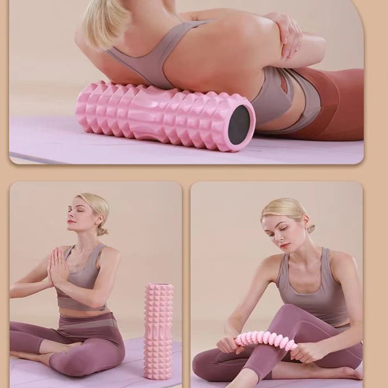 中空フォームローラー 45 センチメートルヨガブロックマッサ - Yoga Fitness Wheel のレビューと価格