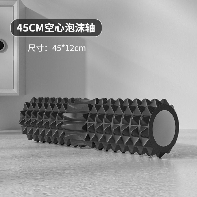 中空フォームローラー 45 センチメートルヨガブロックマッサ - Yoga Fitness Wheel のレビューと価格