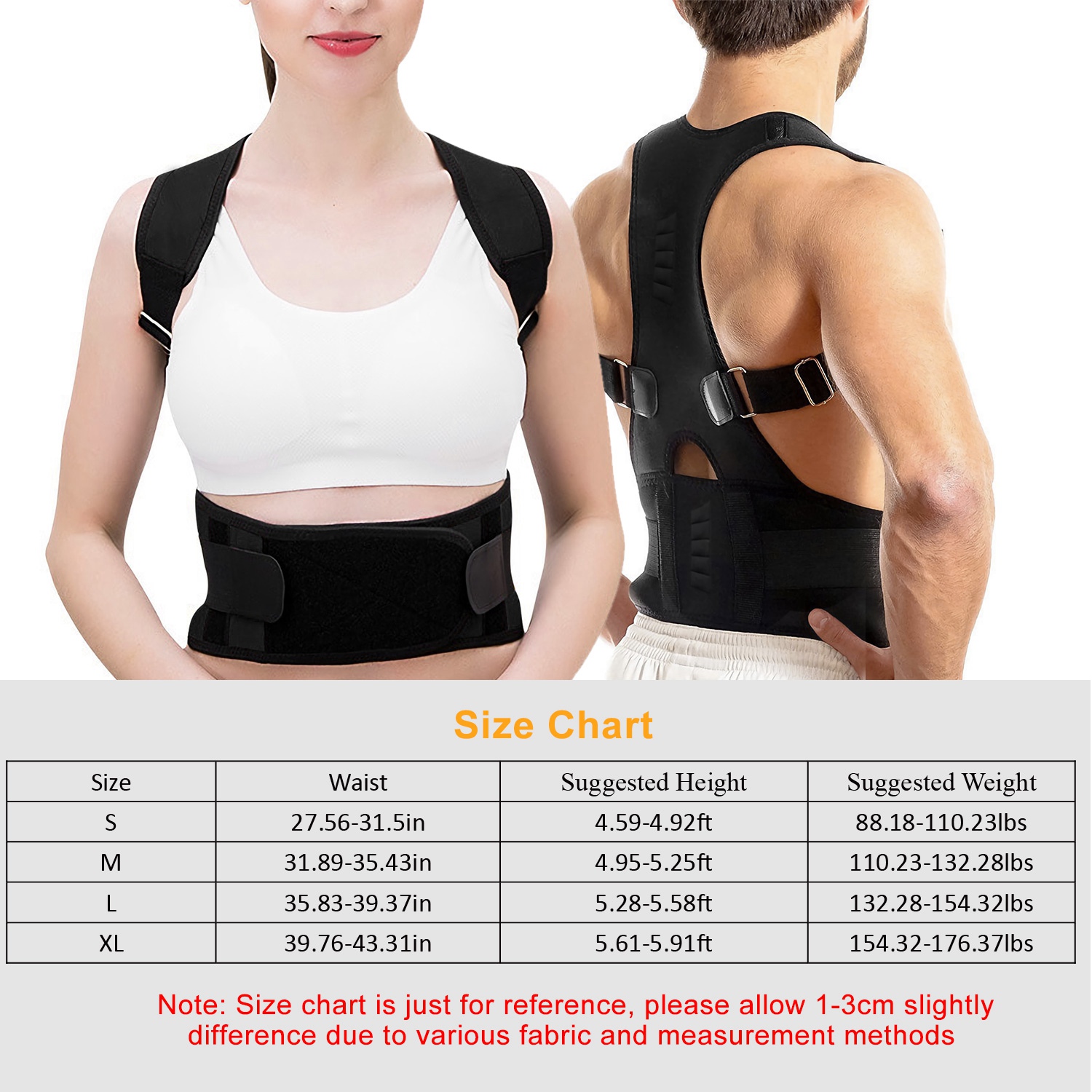 フルバックサポートシェイプウェア姿勢矯正器 – 上部および下 - Posture Corrector Back のレビューと価格