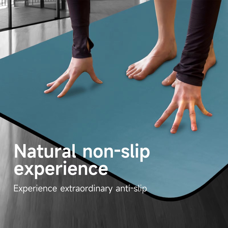 両面滑り止めヨガマット - ジム、スタジオ、旅行に便利なポー - Yoga Fitness Logo Design のレビューと価格