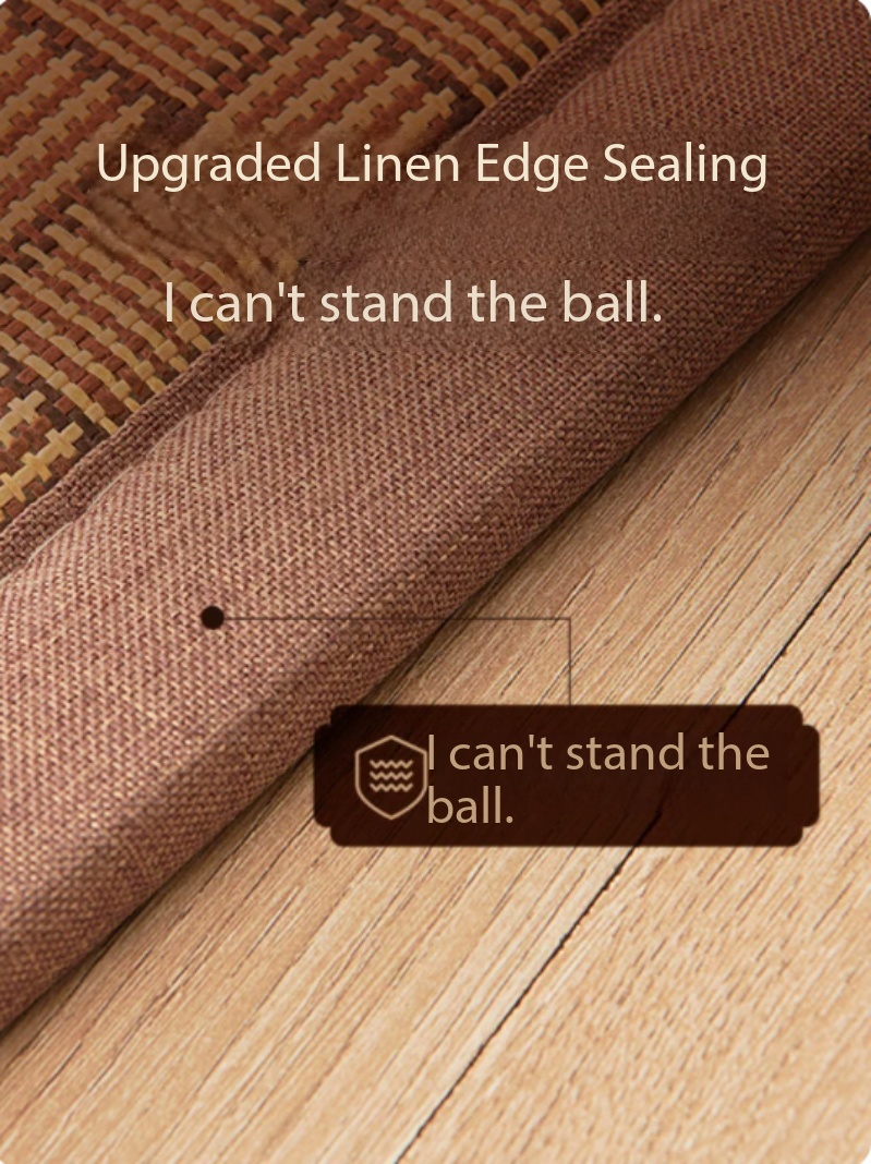 天然ラタン＆リネン織り瞑想マット　極厚　超滑らか　大型　滑り - Thick Yoga Mat のレビューと価格