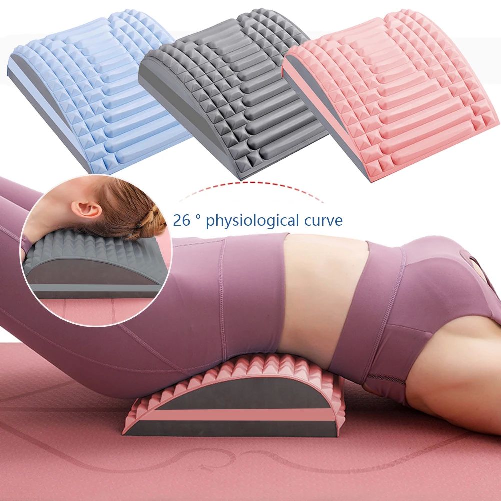 EVA製背中ストレッチ枕 腰椎サポート 腰痛緩和 横隔椎椎間 - Posture Corrector Back のレビューと価格