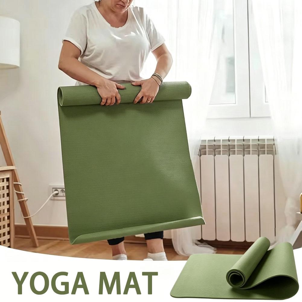1/2 個厚いヨガマット滑り止めスポーツフィットネスマット  - Thick Yoga Mat のレビューと価格