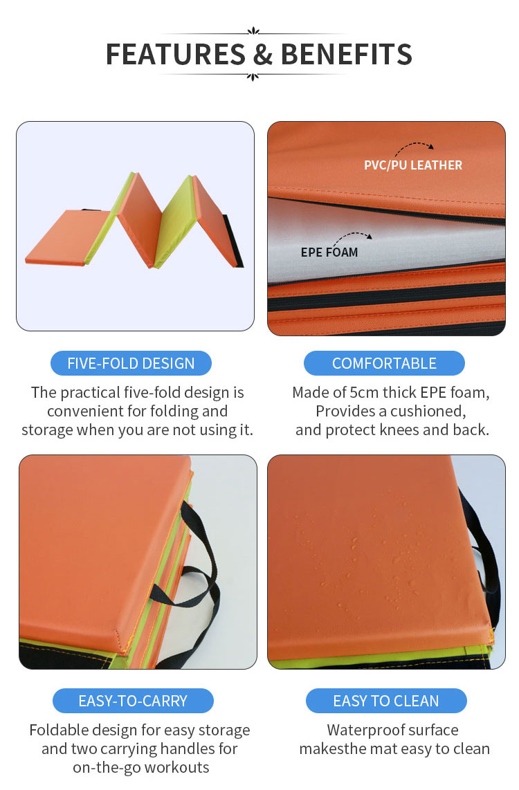 高品質卸売 3cm厚 折りたたみ式 エアロビクス体操 ヨガマ - Thick Yoga Mat のレビューと価格