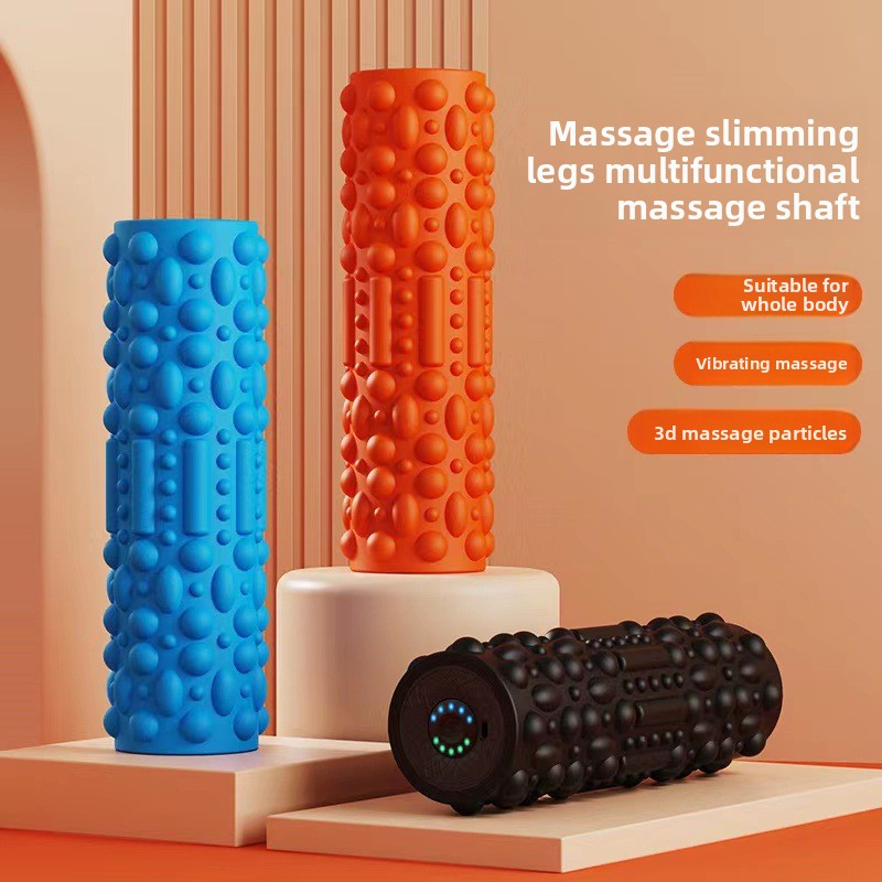 電動フォームローラー 筋肉リラックス 美脚 ランヤマッサージ - Yoga Fitness Wheel のレビューと価格