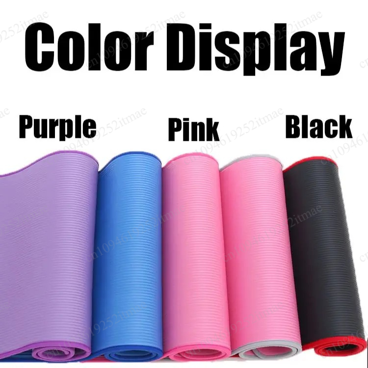 10mm極厚滑り止めワークアウトマット、183×61cm N - Thick Yoga Mat のレビューと価格